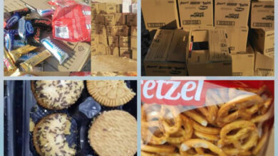 صورة إتلاف منتجات غذائية مخالفة في العاصمة عدن والمهرة