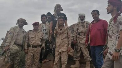 صورة العميد الأحمدي : قواتنا المسلحة الجنوبية بجبهة سباح في أتم الاستعداد لمواجهة أي عمل عدائي