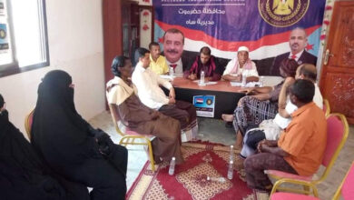 صورة تنفيذية انتقالي ساه تؤكد رفضها انعقاد مجلس النواب اليمني في مدينة سيئون