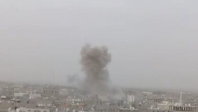 صورة مليشيا الحوثي تستهدف مأرب اليمنية بصاروخ باليستي