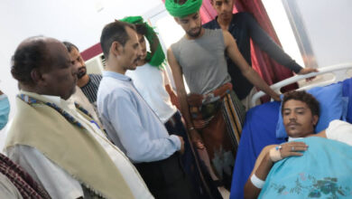 صورة تنفيذية انتقالي حضرموت تواصل زياراتها للجرحى من ضحايا المظاهرات وأعمال الشغب