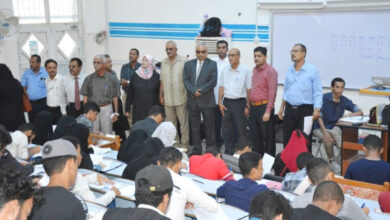 صورة تدشين امتحانات القبول بكلية الطب والعلوم الصحية في العاصمة عدن
