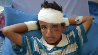 صورة “يونيسف”: 10 آلاف طفل يمني قتلوا أو شوهوا منذ 2015