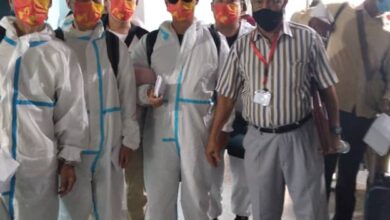 صورة وصول فريق صيني متخصص لترميم وصيانة خزانات مصفاة عدن