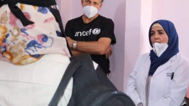 صورة الناطق الرسمي لمنظمة اليونسيف يزور مستشفى الصداقة التعليمي في العاصمة #عدن