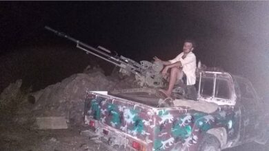 صورة القوات الجنوبية ترد على مصادر نيران مليشيا الحوثي في جبهة حيفان