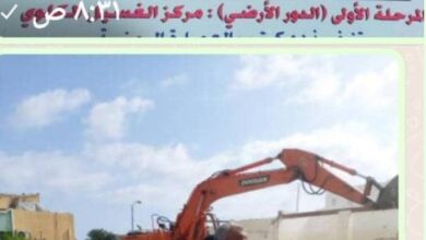 صورة د. الشبحي يتفقد التجهيزات الأخيرة  لوضع حجر الأساس لبناء وتوسعة مركز الغسيل الكلوي بالعاصمة عدن
