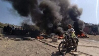 صورة قتل سيدة برصاص إخواني يفجر احتجاجات في تعز