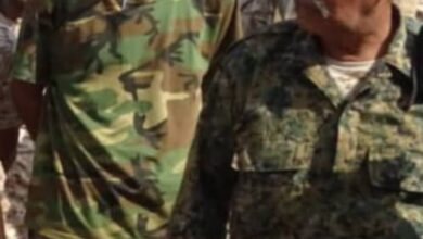 صورة قيادة اللواء 15 صاعقة تنعي استشهاد البطل العقيد مدين حسن حرمل