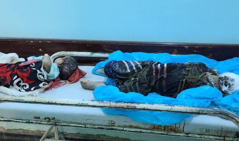 الطفلين الذين قتلا في قصف الحوثيين حي الروضة شمال مدينة مأرب
