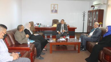 صورة وزير الشؤون الاجتماعية والعمل يلتقي منسق اليونيسف بالعاصمة عدن
