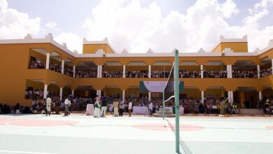 صورة بدعم من البرنامج السعودي.. افتتاح 4 مدارس نموذجية في سقطرى
