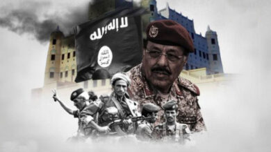 صورة الجنرال الاحمر يقود مخطط اخواني لنسف ما تبقى من جيش الشرعية اليمنية