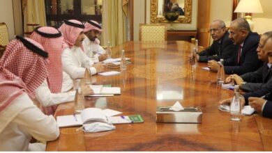 صورة الرئيس الزُبيدي يلتقي السفير السعودي بالرياض