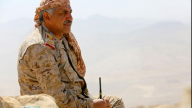 صورة مقتل قائد عسكري رفيع في قوات الشرعية اليمنية بمأرب