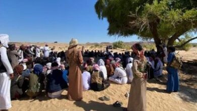 صورة حضرموت.. قبائل المناهيل تؤكد رفضها تواجد اللواء 11 حرس حدود بكافة مواقعه بالشريط الصحراوي