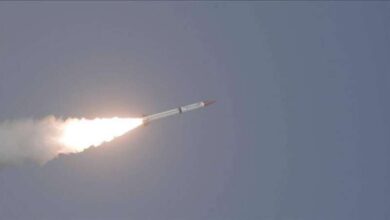 صورة الدفاع الإماراتية: اعتراض وتدمير صاروخين باليستيين أطلقتهما مليشيا الحوثي تجاه البلاد
