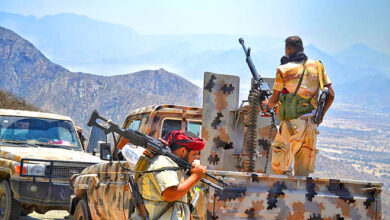 صورة لواء الأماجد والمقاومة الجنوبية يشنان هجوماً على مواقع الحوثيين بأبين