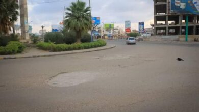 صورة حملة لصيانة الشوارع الداخلية في العاصمة عدن