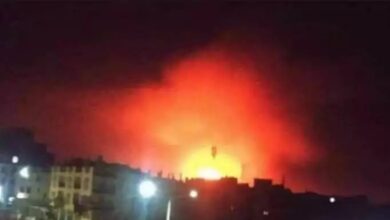صورة عاجل.. انفجارات عنيفة وتحليق مكثف لطيران التحالف في سماء صنعاء