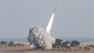صورة الثالثة خلال أيام.. كوريا الشمالية تطلق صاروخين باليستيين قصيري المدى