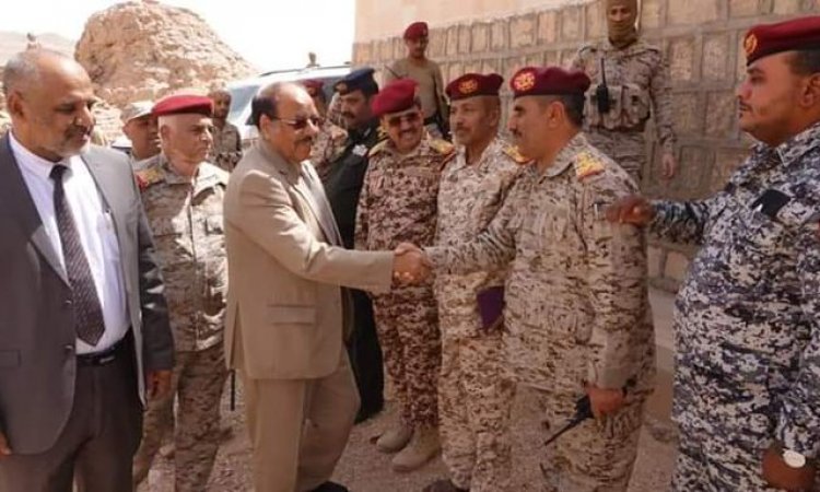 علي محسن وقيادة المنطقة العسكرية الأولى في سيئون