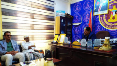 صورة المحمدي يلتقي رئيس كتلة حلف وجامع حضرموت