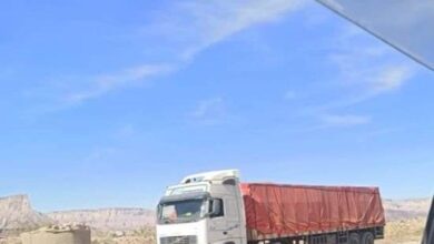 صورة نقاط مليشيا الإخوان تواصل فرض الجبايات على سائقي الشاحنات بشبوة