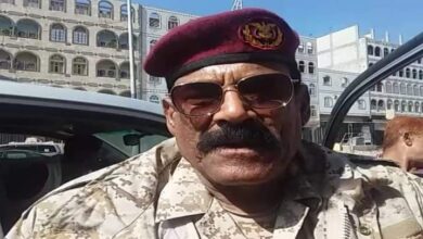 صورة استشهاد القائد العسكري الجنوبي اللواء جواس وعدد من مرافقيه في عملية إرهابية شمال العاصمة عدن