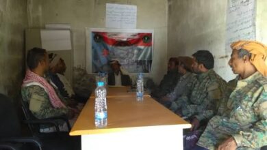صورة قانونية انتقالي جيشان تنظم ندوة إرشادية لافراد الحزام الأمني في المديرية