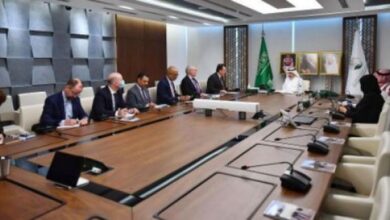 صورة لقاء دبلوماسي رفيع بشأن الناقلة صافر في الرياض