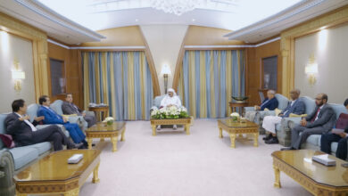 صورة الرئيس الزُبيدي يستقبل عددا من قيادات حزب التجمع اليمني للإصلاح