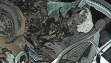صورة حادث سير مروع يودي بحياة 5 أشخاص في خط طور الباحة