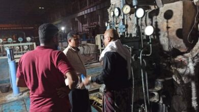 صورة مدير عام كهرباء عدن يتفقد جاهزية عدد من محطات التوليد