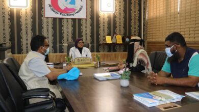 صورة مسؤول قسم الصحة لليونيسف يزور مستشفى الصداقة التعليمي العام في العاصمة عدن