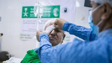 صورة “سلمان للإغاثة” يدشن  المشروع الطبي التطوعي لمكافحة العمى في المكلا