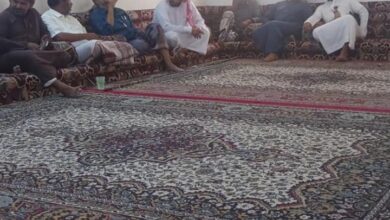 صورة لدى استقباله وفد من قبائل الوادي.. الشيخ الجابري يؤكد على ضرورة توحيد الكلمة حول حقوق حضرموت
