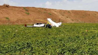 صورة مقتل طيارين أردنيين بحادث طائرة بمحافظة إربد