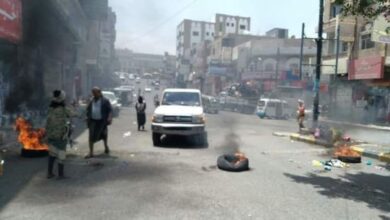 صورة عصابة مسلحة تقتل تاجر قات في تعز اليمنية
