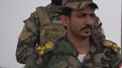 صورة قائد حزام لحج يدين العملية الإرهابية التي استهدفت العميد صالح السيد