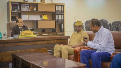 صورة مدير عام مديرية دار سعد يلتقي بسفير جمهورية الصومال  عبدالله شوري