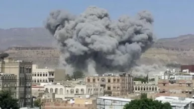 صورة انفجارات عنيفة تهز صنعاء ومصادر توضح السبب