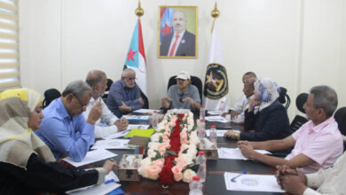 صورة اللجنة الاقتصادية العليا للمجلس الانتقالي تعقد اجتماعها الدوري لشهر أغسطس