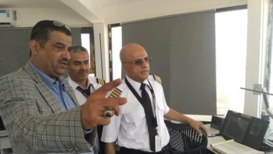 صورة الوكيل المساعد لقطاع سلامة الطيران يزور مطار سقطرى الدولي