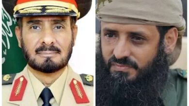 صورة قائد القوات المشتركة السعودي ” الازيمع” يستقبل القائد العام لقوات الحزام الأمني