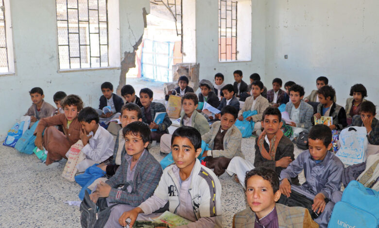 yemen conflict children education school