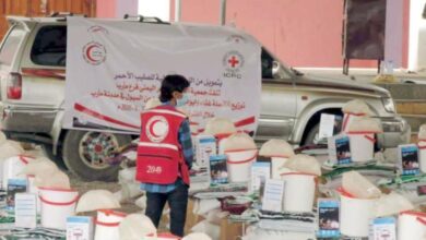 صورة “الصليب الأحمر”: الفيضانات خلفت أضراراً جسيمة في اليمن