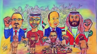 صورة قناة خليجية تبرز صورة الرئيس الزبيدي ضمن أبرز”4″ رؤساء عرب ساهموا بتعزيز أمن المنطقة