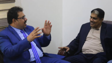 صورة المحمدي يستقبل رئيس تنفيذية انتقالي لحج