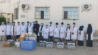 صورة تنفيذ الحملة البيطرية للتحصين ضد مرض طاعون المجترات الصغيرة في عتق